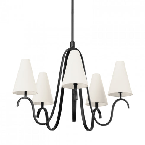 Troy Melor 5 Light Chandelier Model: F9341-FOR