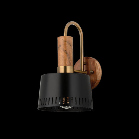 Troy Memphis One Light Sconce Model: B8614-PBR/SBK
