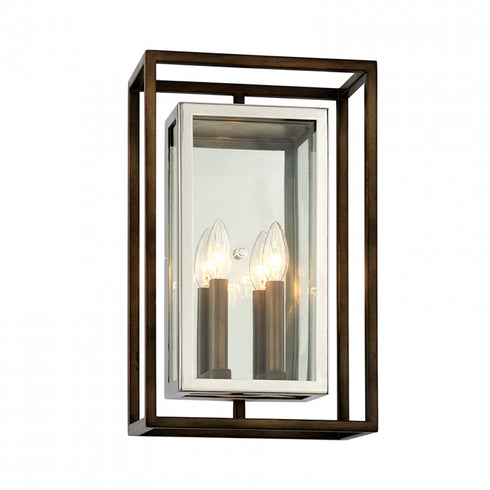 Troy Morgan 2 Light Wall Model: B6513-BRZ/SS