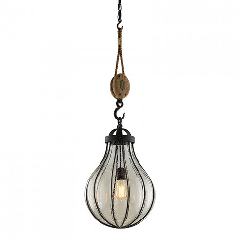 Troy Murphy Pendant in Forged Iron Finish Model: F4905-FOR