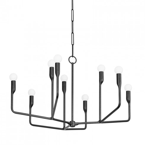 Troy Norman 9 Light Chandelier Model: F9232-FOR