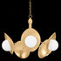 Troy Olson Chandelier in Vintage Gold Leaf Finish Model: F3038-VGL