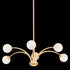 Troy Orinda Chandelier in Vintage Gold Leaf Finish Model: F2639-VGL
