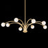 Troy Orinda Chandelier in Vintage Gold Leaf Finish Model: F2654-VGL