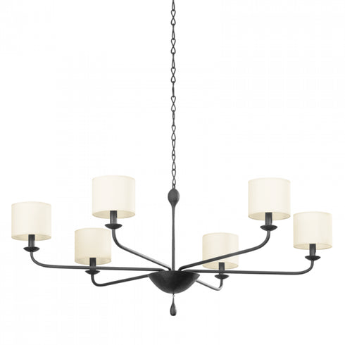 Troy Osmond 6 Light Chandelier Model: F9750-BI