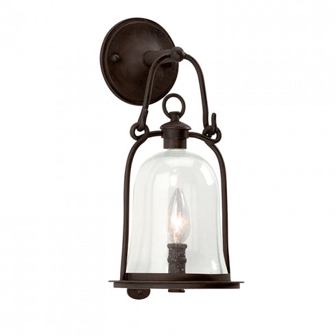 Troy Owings Mill 1 Light Wall Lantern Small Model: B9461-TBK