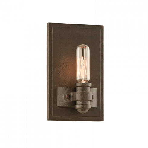 Troy Pike Place Wall Sconce in Heritage Bronze Finish Model: B3121-HBZ