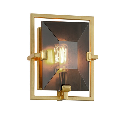Troy Prism Wall Sconce in Gold Leaf Finish Model: B7082-GL