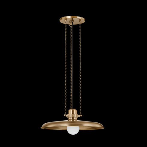 Troy Rainhill Pendant in Patina Brass Finish Model: F3216-PBR