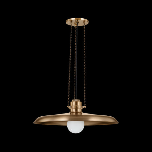 Troy Rainhill Pendant in Patina Brass Finish Model: F3224-PBR