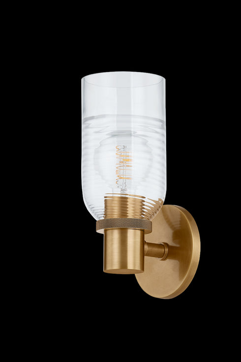 Troy Redding Wall Sconce in Patina Brass Finish Model: B1112-PBR