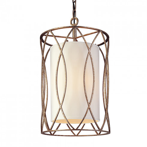 Troy Sausalito Pendant in Silver Gold Finish Model: F1287-SG