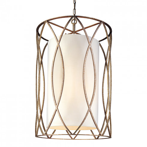 Troy Sausalito Pendant in Silver Gold Finish Model: F1288-SG