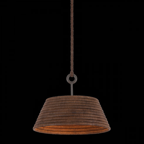 Troy Sequoia Pendant in Gesso White Finish Model: F2824-GSW