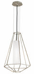 Troy Silhouette Pendant in Silver Leaf Finish Model: F5253-SL