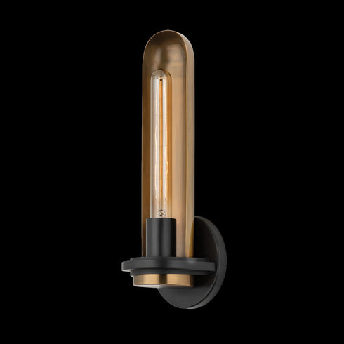 Troy Tuscon One Light Sconce Model: B8616-PBR/SBK