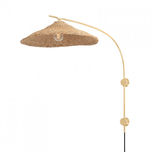 Troy Valier 1 Light Portable Wall Sconce Model: PTL8735-VGL