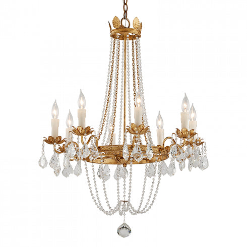 Troy Viola 8 Light Chandelier Medium Model: F5366-VGL