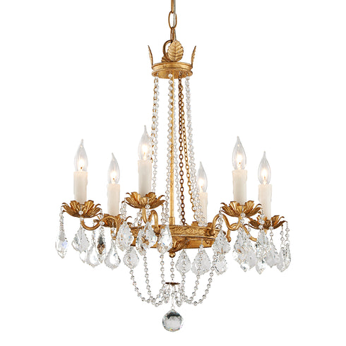 Troy Viola Chandelier Model: F5365-VGL