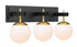 Varaluz Allie 3 Light Bath Blac Satin Brass Model: 352B03BLSB