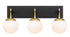 Varaluz Allie 3 Light Bath Blac Satin Brass Model: 352B03BLSB