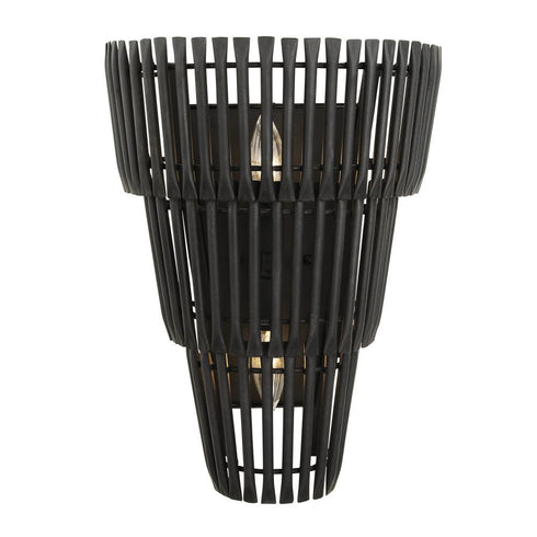 Varaluz Apollo 2 Light Scocne Carbon Black Model: 355W02CB