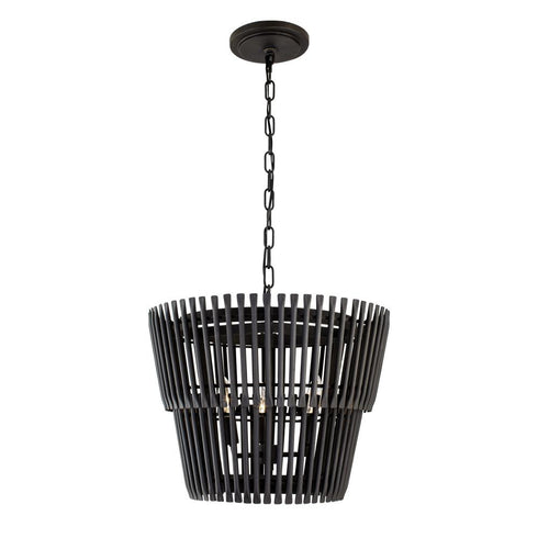 Varaluz Apollo 3 Light Pendant Carbon Model: 355P03CB
