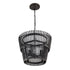 Varaluz Apollo 3 Light Pendant Carbon Model: 355P03CB