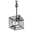 Varaluz Arcade 1 Light Mini Pendant Carbon Model: 366M01CB