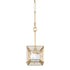Varaluz Arcade 1 Light Mini Pendant French Gold Model: 366M01FG