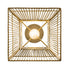 Varaluz Arcade 1 Light Mini Pendant French Gold Model: 366M01FG