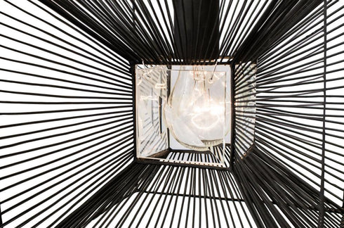 Varaluz Arcade 1 Light Pendant Carbon Model: 366P01CB