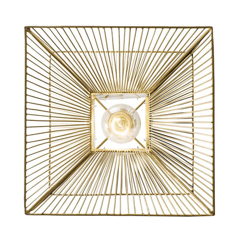 Varaluz Arcade 1 Light Pendant French Gold Model: 366P01FG