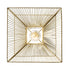 Varaluz Arcade 1 Light Pendant French Gold Model: 366P01FG
