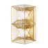 Varaluz Arcade 2 Light Sconce French Gold Model: 366W02FG