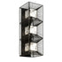 Varaluz Arcade 3 Light Sconce Carbon Model: 366W03CB