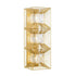 Varaluz Arcade 3 Light Sconce French Gold Model: 366W03FG