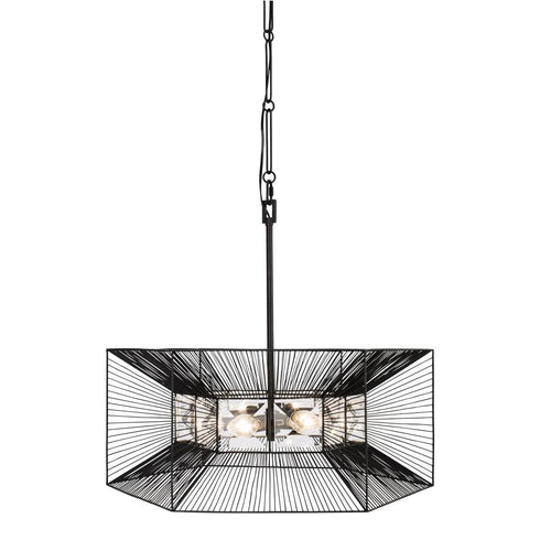 Varaluz Arcade 6 Light Pendant Carbon Model: 366P06CB