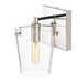 Varaluz Arlo 1 Light Bath Blac Polished Nickel Model: 351B01BLPN