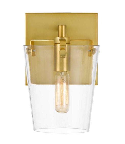Varaluz Arlo 1 Light Bath Blac Satin Brass Model: 351B01BLSB