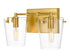 Varaluz Arlo 2 Light Bath Blac Satin Brass Model: 351B02BLSB