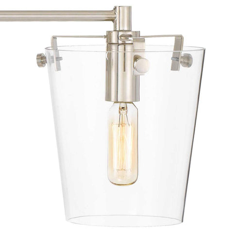 Varaluz Arlo 4 Light Bath Blac Polished Nickel Model: 351B04BLPN