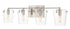 Varaluz Arlo 4 Light Bath Blac Polished Nickel Model: 351B04BLPN
