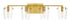 Varaluz Arlo 4 Light Bath Blac Satin Brass Model: 351B04BLSB