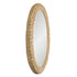 Varaluz Athena 24x40 Oval Wall Mirror French Gol Natural Seagrass in French Gold/Natural Seagrass Finish Model: 457MI24FGN