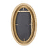 Varaluz Athena 24x40 Oval Wall Mirror French Gol Natural Seagrass in French Gold/Natural Seagrass Finish Model: 457MI24FGN