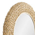 Varaluz Athena 24x40 Oval Wall Mirror French Gol Natural Seagrass in French Gold/Natural Seagrass Finish Model: 457MI24FGN