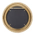 Varaluz Athena 40 in Round Wall Mirror French Gol Natural Seagrass in French Gold/Natural Seagrass Finish Model: 457MI40FGN