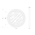 Varaluz Athena 40 in Round Wall Mirror Matte Blac Black Seagrass in Matte Black/Black Seagrass Finish Model: 457MI40MBB