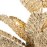 Varaluz Banana Leaf 9 Light Chandelier French Gol Natural Seagrass in French Gold/Natural Seagrass Finish Model: 901C09FGN